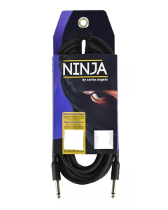 Cabo Para Guitarra P10 Ninja 25ft 7,62m Santo Angelo