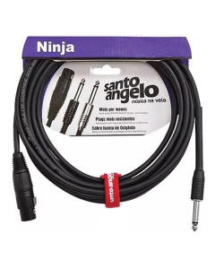 Cabo Microfone Santo Angelo Ninja Hg B P10 X Xlrf 15ft 4,57m