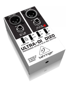 Direct Box Behringer Di20 Ativo 2 Canais Ultra-di Di 20