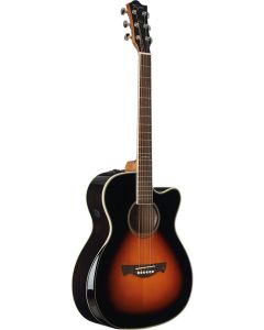 Violão Elétrico Tagima Walnut Series Ws-35 Eq Drop Sunburst