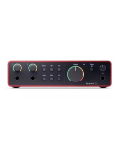 Kit Interface De Áudio Focusrite Scarlett 2i2 Studio 4th Gen