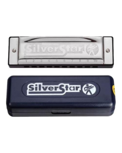 Gaita Hohner Harmonica Silver Star Diatonica Em C (Dó)